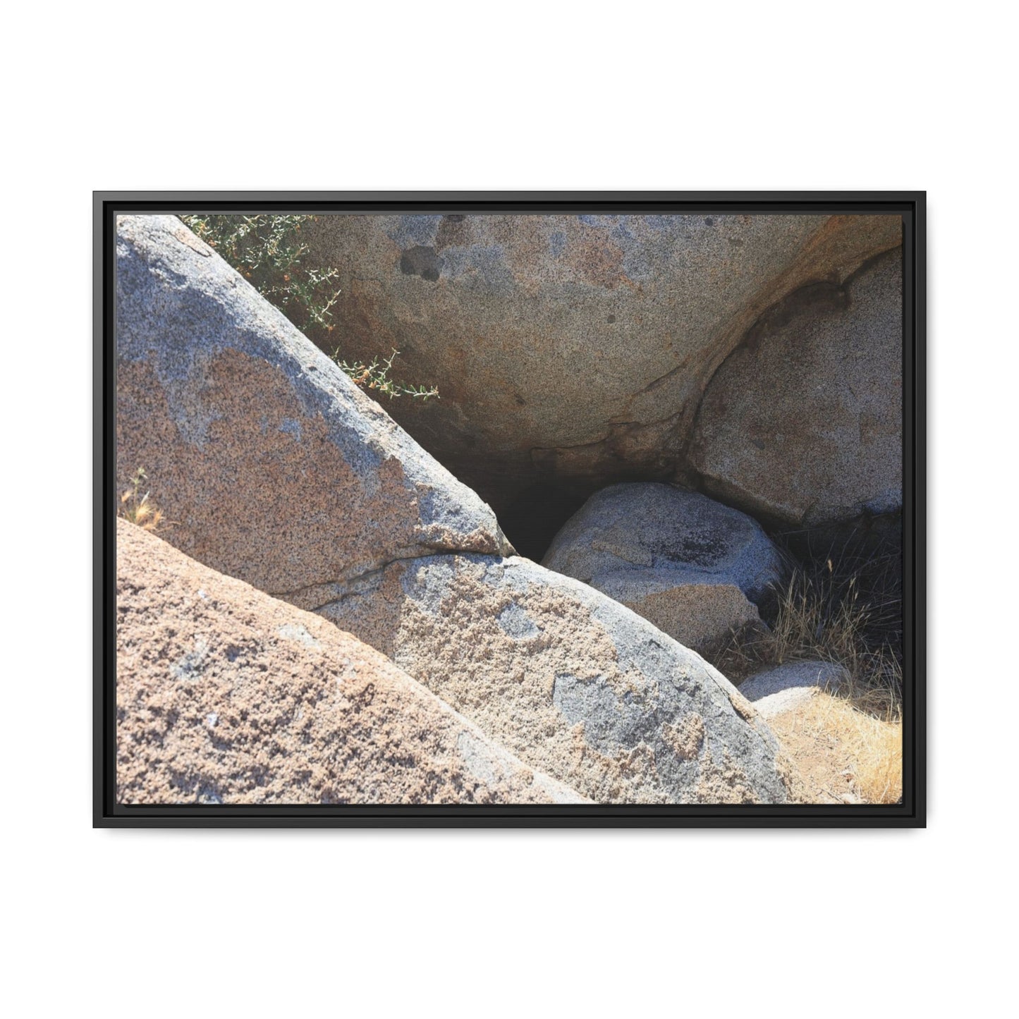 Boulder Shelter - Unique Stretched Canvas Wall Art