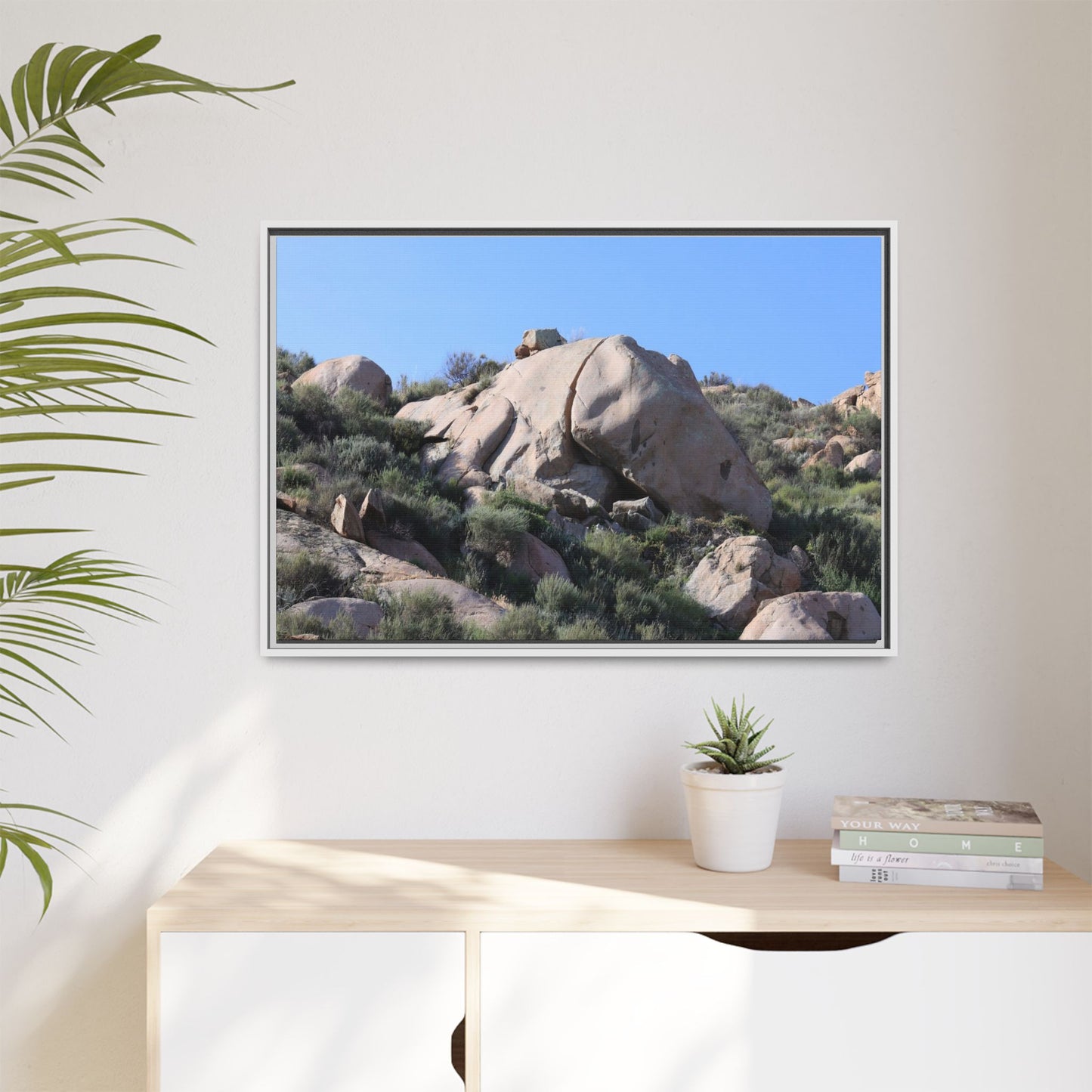 Ancient Stone Landscape - Unique Stretched Canvas Wall Art - Art By Earth