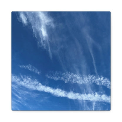 Sky's Poetry - Unique Frameless Canvas Wall Art - Art By Earth