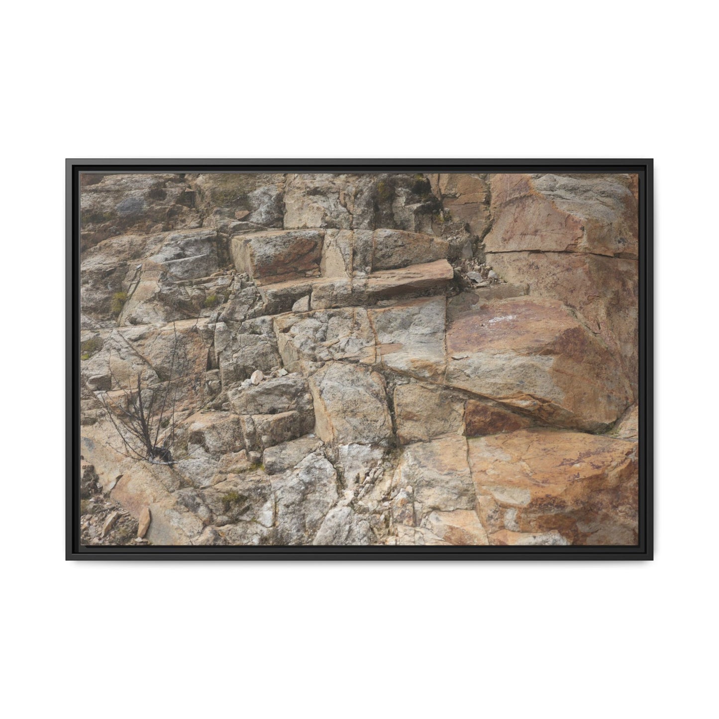 Sandstone Symphony - Unique Stretched Canvas Wall Art - Art By Earth