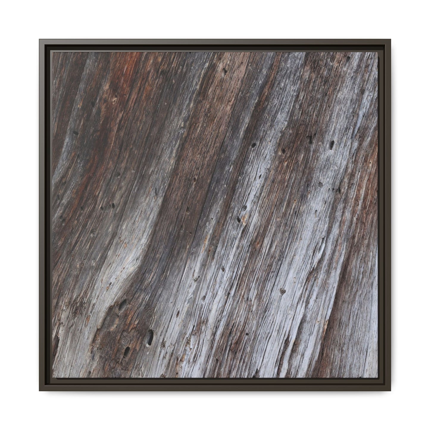 Aged Timber Texture - Unique Stretched Canvas Wall Art - Art By Earth