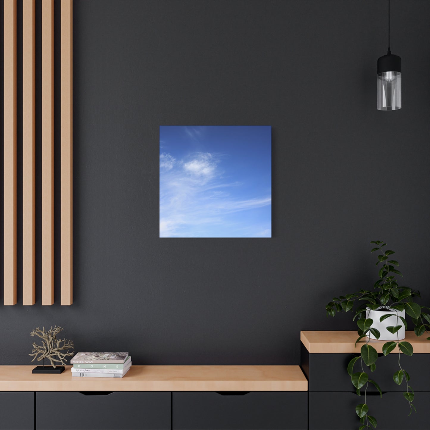 Blue Breath - Unique Frameless Canvas Wall Art - Art By Earth