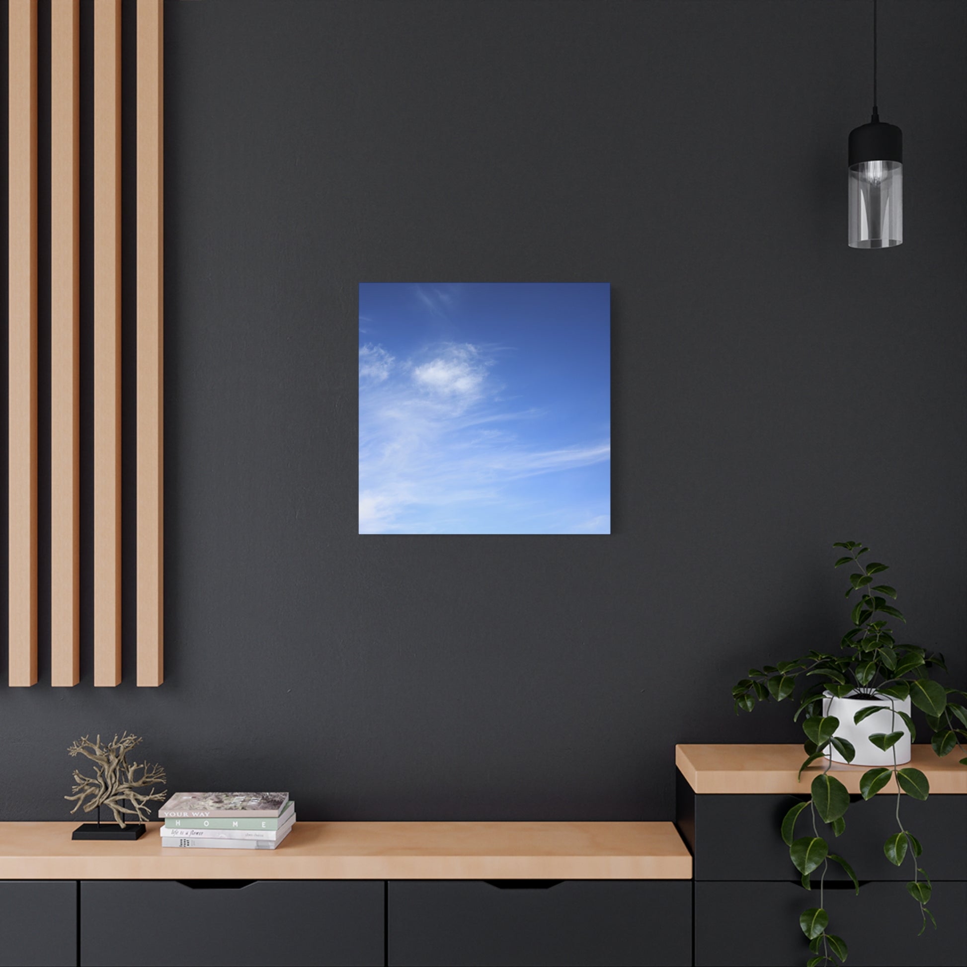 Blue Breath - Unique Frameless Canvas Wall Art - Art By Earth