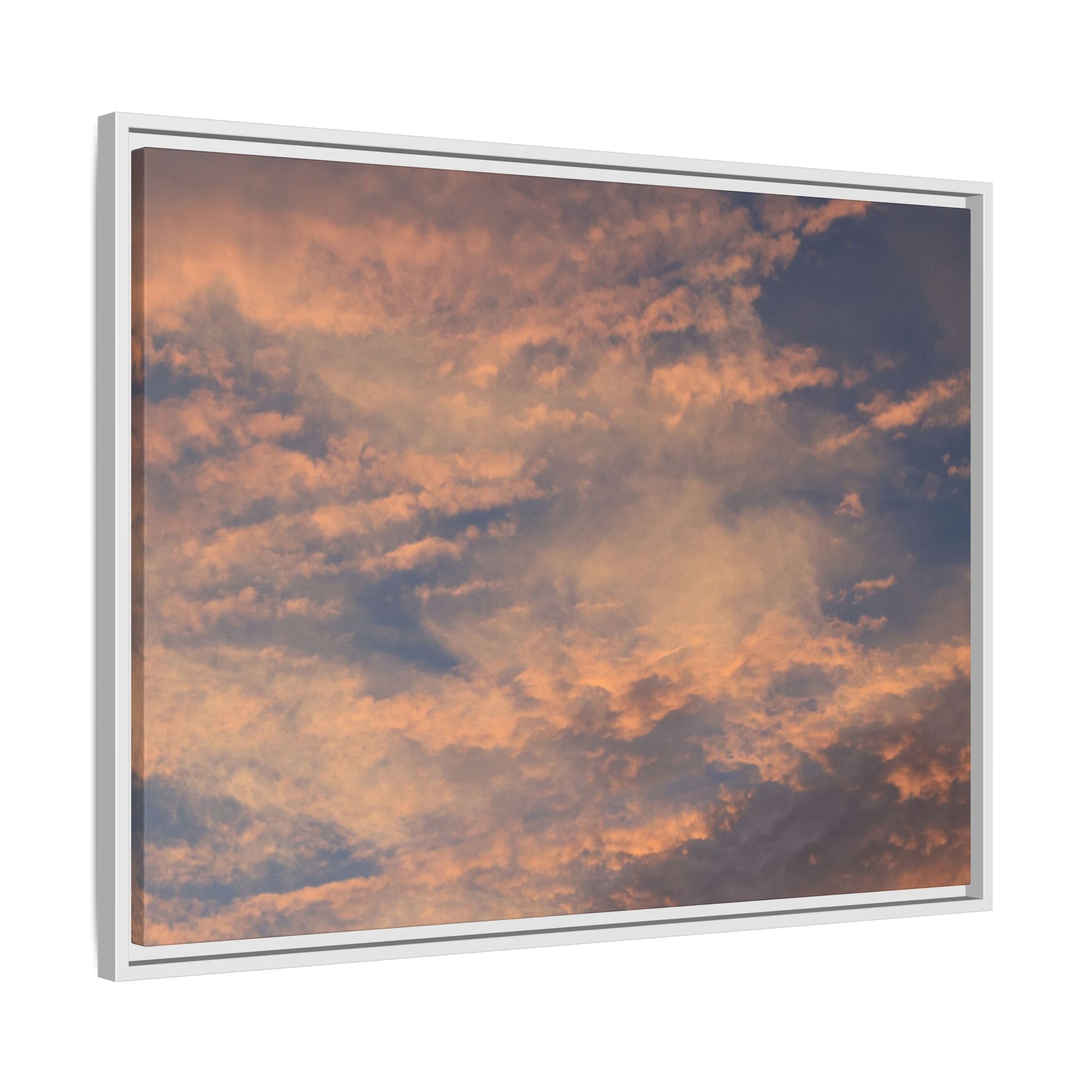 Sunset's Ethereal Canvas - Unique Stretched Canvas Wall Art - Art By Earth