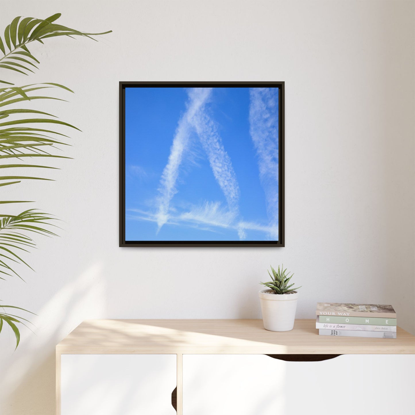 Skyward Whispers - Unique Stretched Canvas Wall Art - Art By Earth