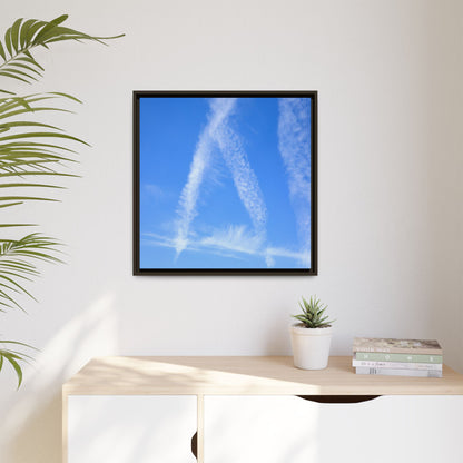 Skyward Whispers - Unique Stretched Canvas Wall Art - Art By Earth