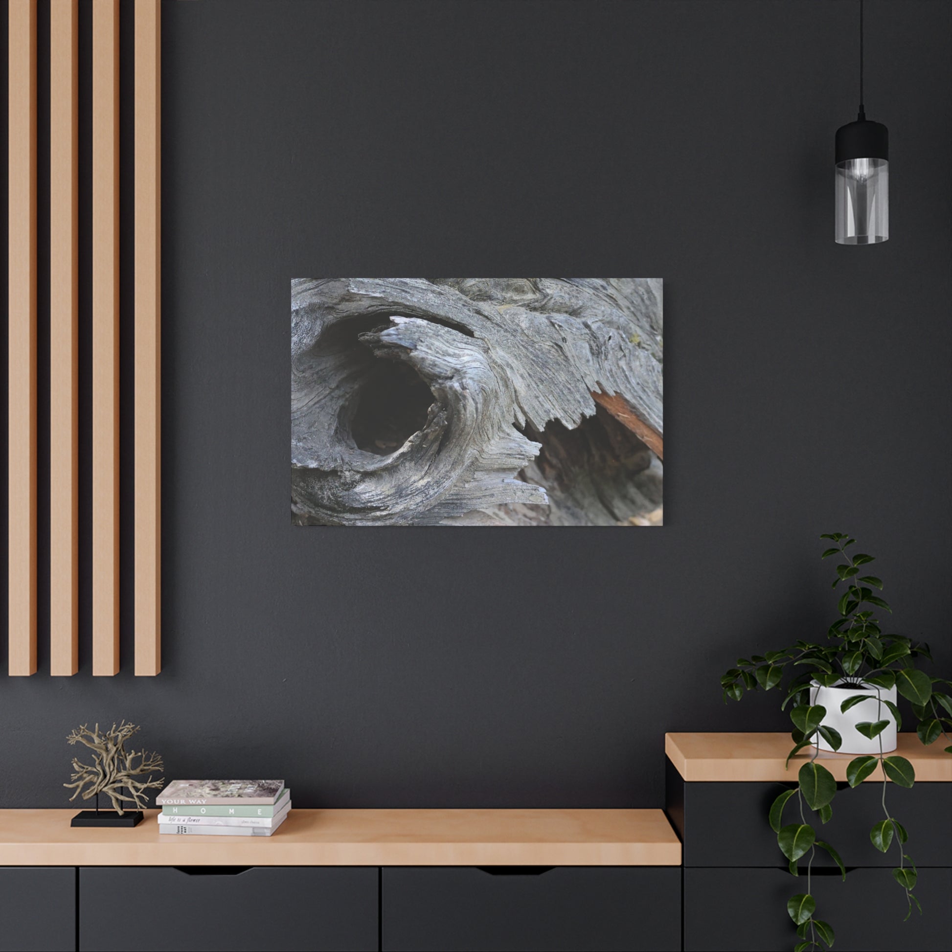 Twisted Whispers of the Forest Floor - Unique Frameless Canvas Wall Art - Art By Earth