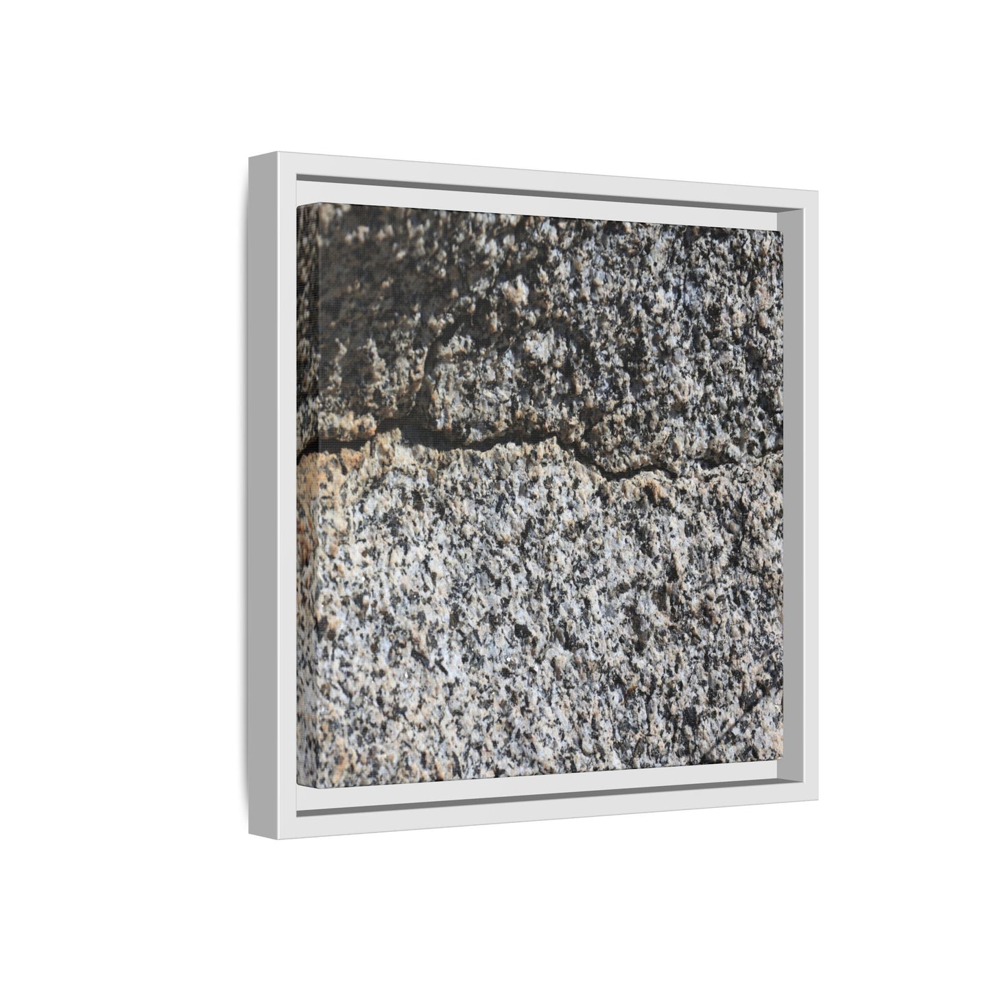 Weathered Stone Surface - Unique Stretched Canvas Wall Art