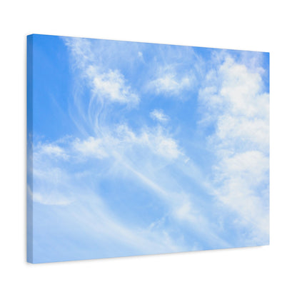 Whispers of Cerulean - Unique Frameless Canvas Wall Art - Art By Earth