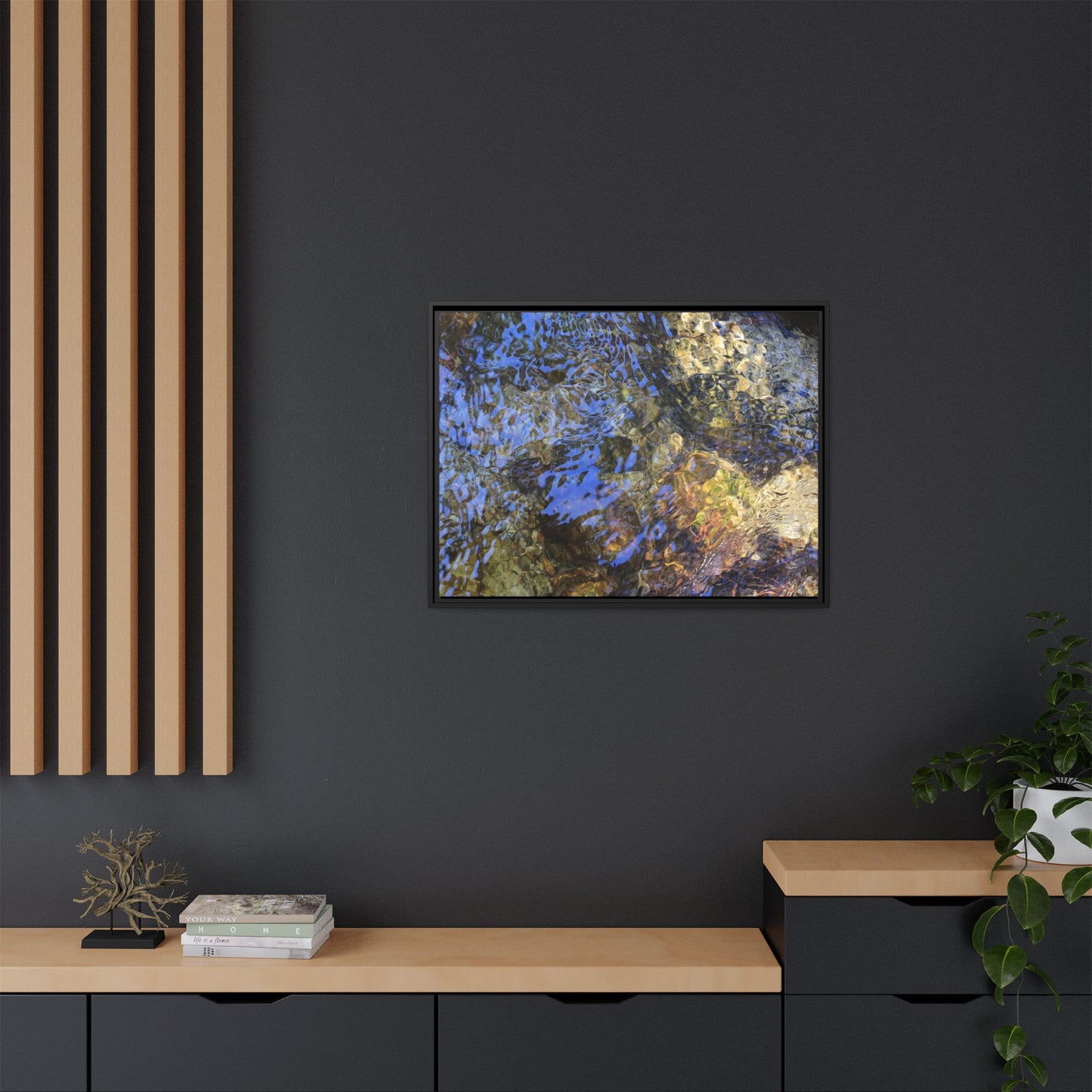 Aquatic Kaleidoscope - Unique Stretched Canvas Wall Art - Art By Earth