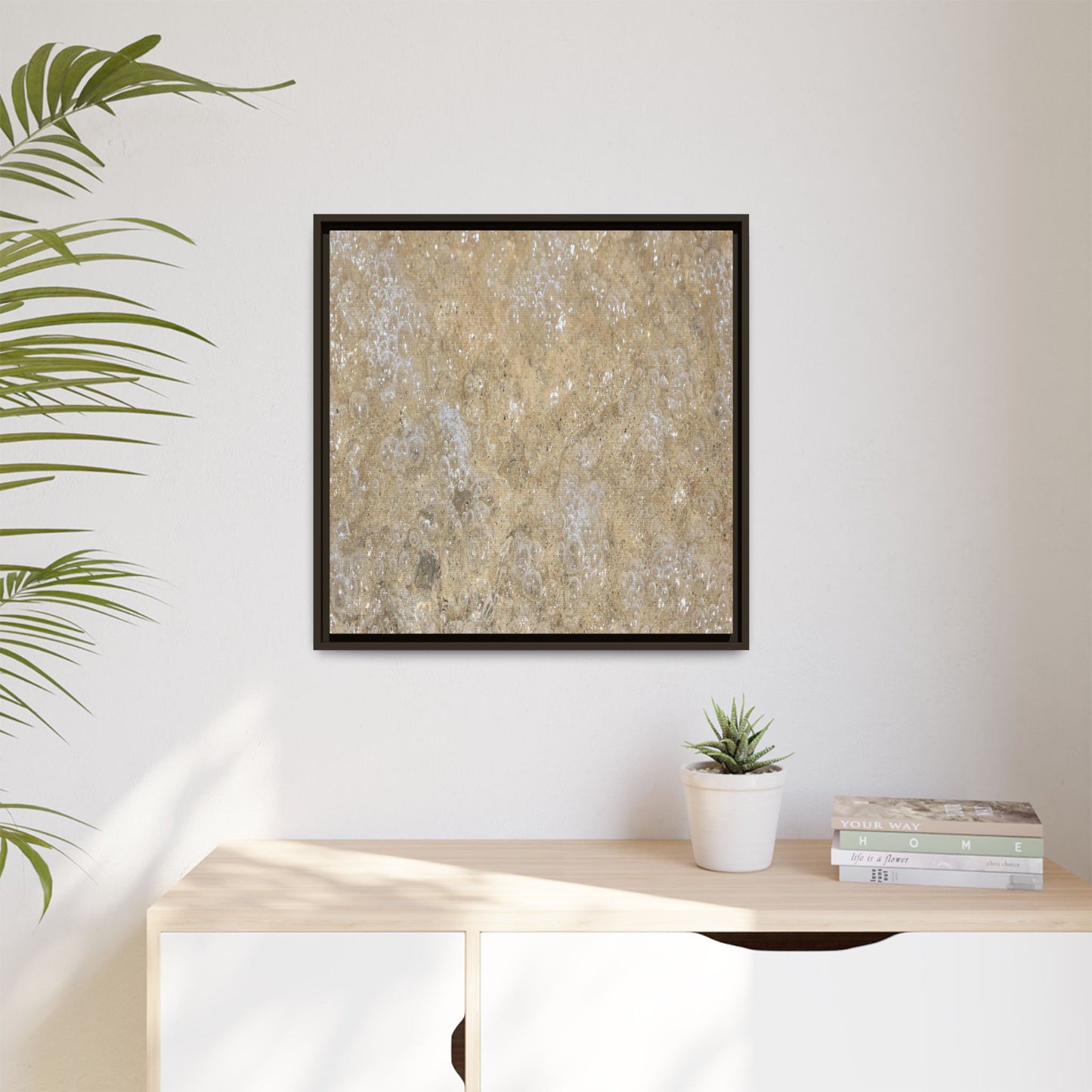 Bubbling Sand - Unique Stretched Canvas Wall Art - Art By Earth