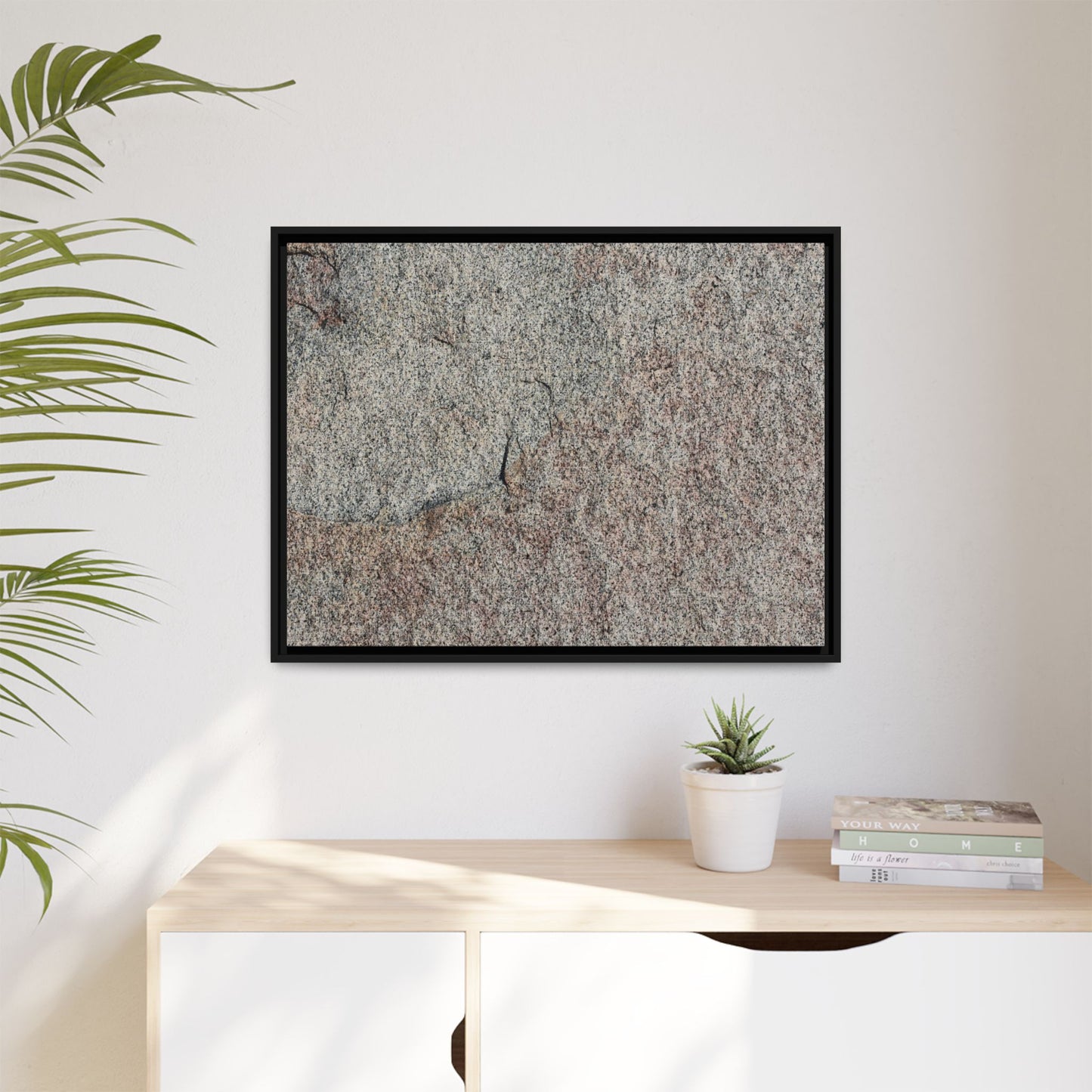 Fissured Stone - Unique Stretched Canvas Wall Art - Art By Earth