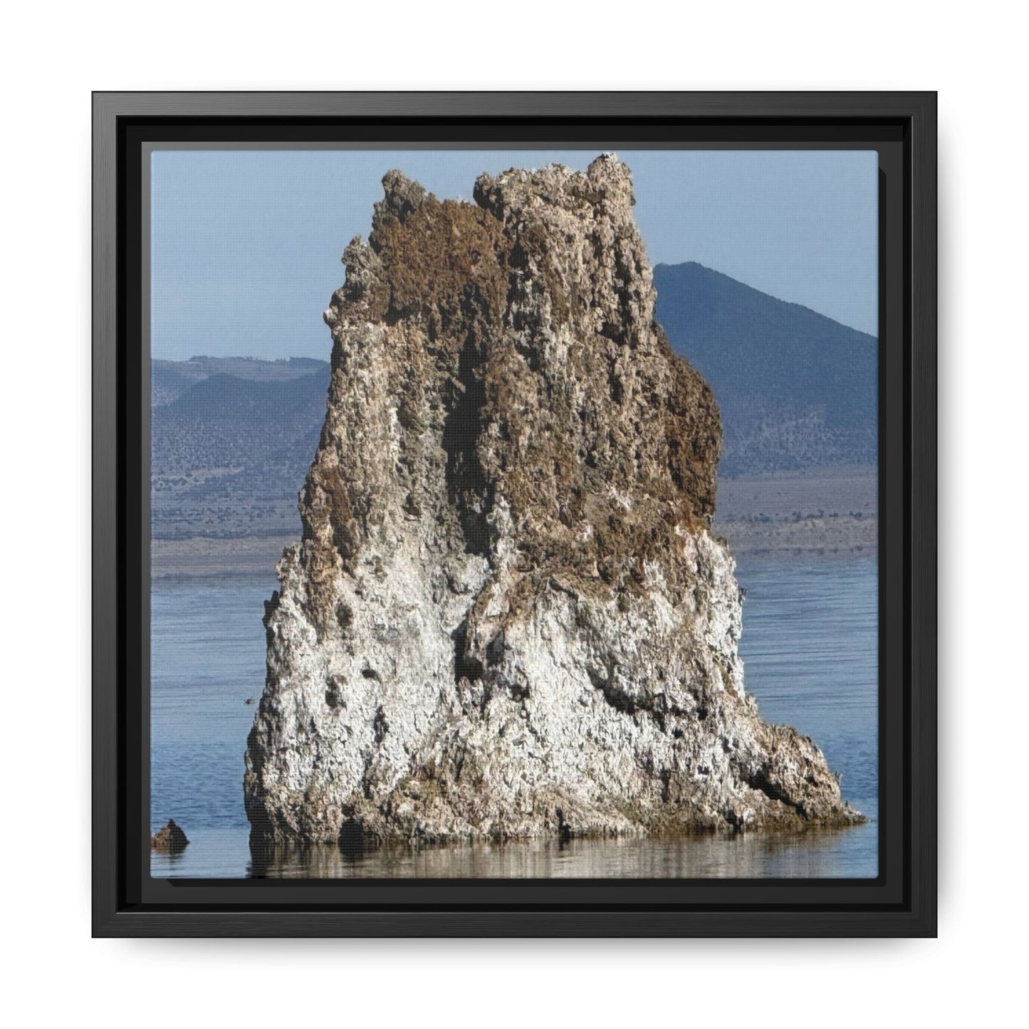 Tufa Tower Reflection - Unique Stretched Canvas Wall Art