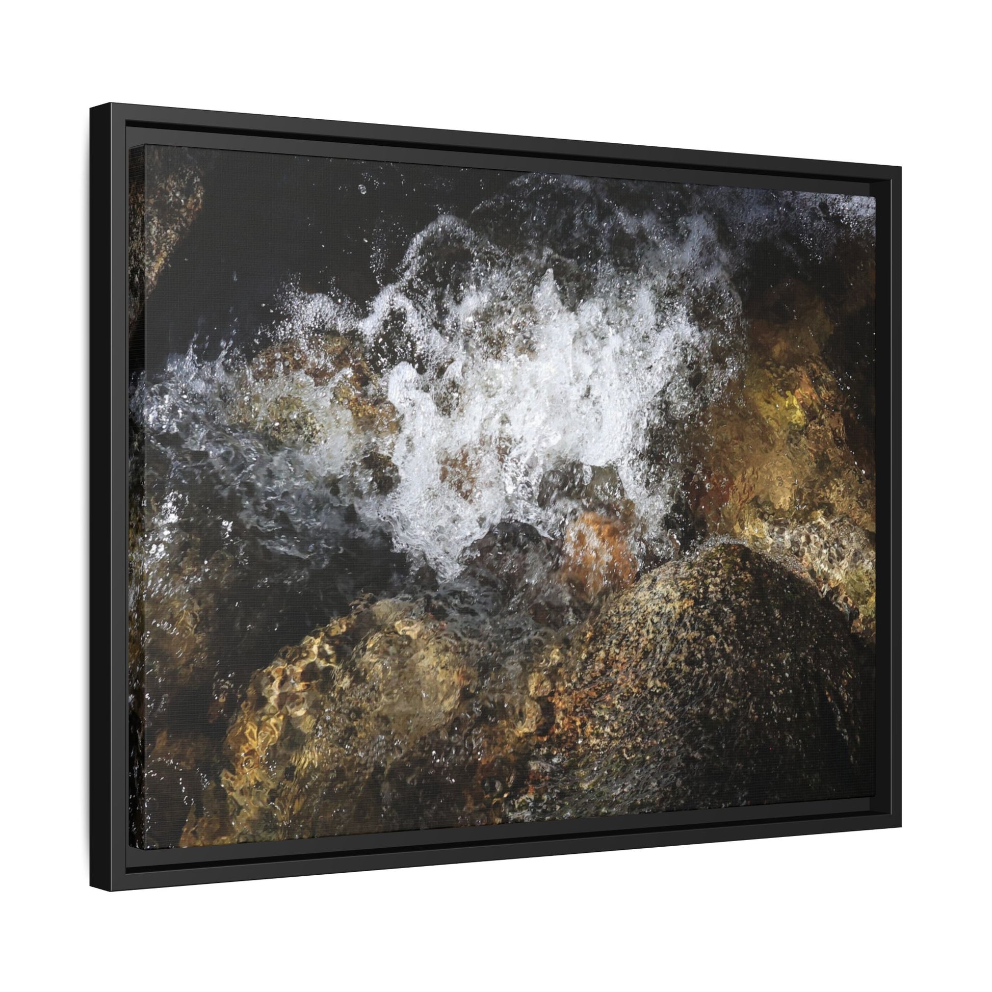 Cascading Momentum - Unique Stretched Canvas Wall Art - Art By Earth