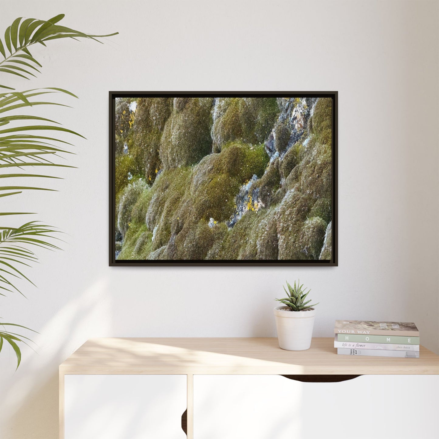 Moss Symphony - Unique Stretched Canvas Wall Art