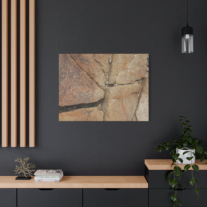 Cracked Earth's Canvas - Unique Frameless Canvas Wall Art - Art By Earth