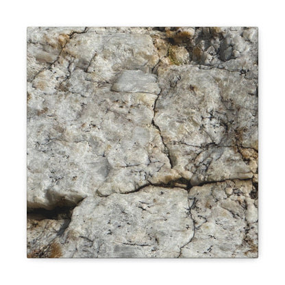 Ancient Rock Face - Unique Frameless Canvas Wall Art - Art By Earth