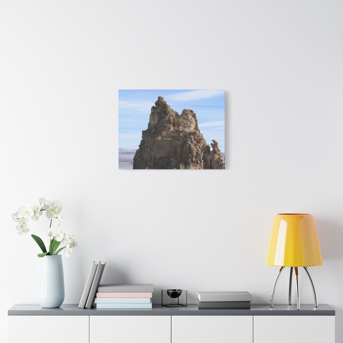 Mono Lake Monolith - Unique Frameless Canvas Wall Art