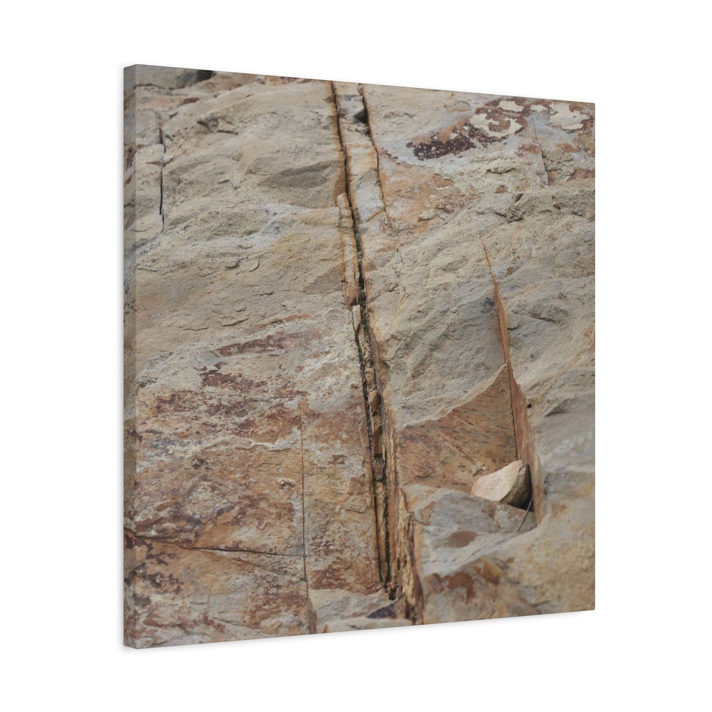 Cracked Canvas of Time - Unique Frameless Canvas Wall Art - Art By Earth
