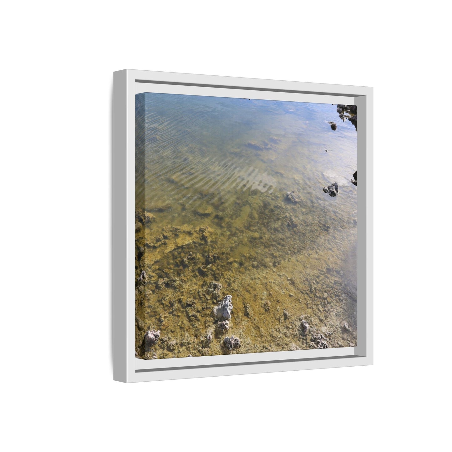 Ripples of Stone - Unique Stretched Canvas Wall Art