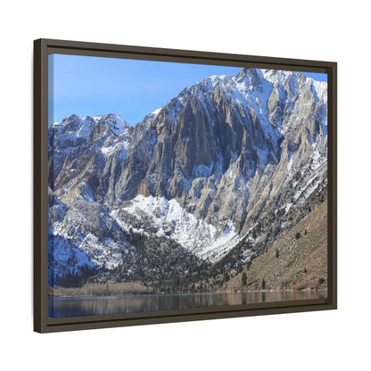 Frozen Reflection - Unique Stretched Canvas Wall Art