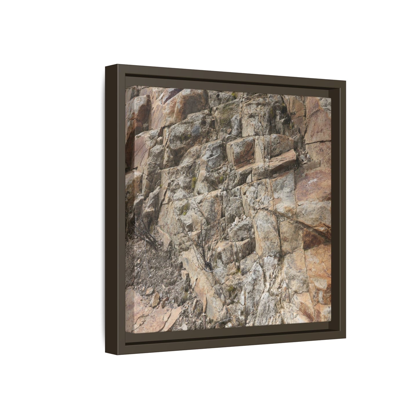 Stone's Silent Story - Unique Stretched Canvas Wall Art - Art By Earth