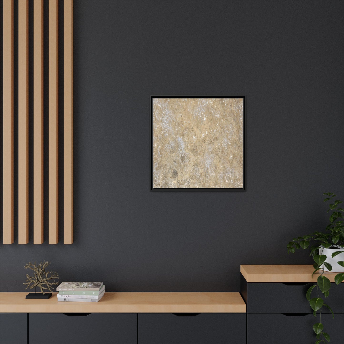 Bubbling Sand - Unique Stretched Canvas Wall Art - Art By Earth