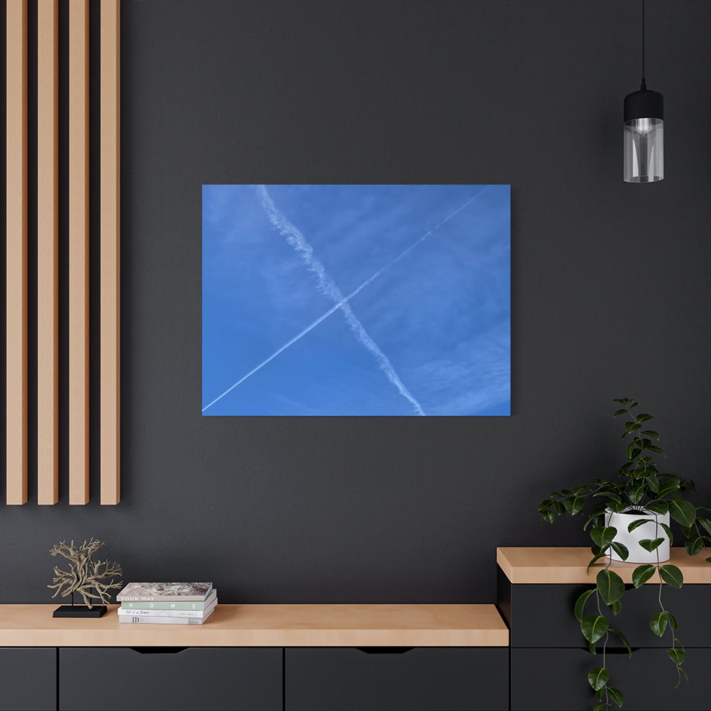 Crossing Paths - Unique Frameless Canvas Wall Art - Art By Earth