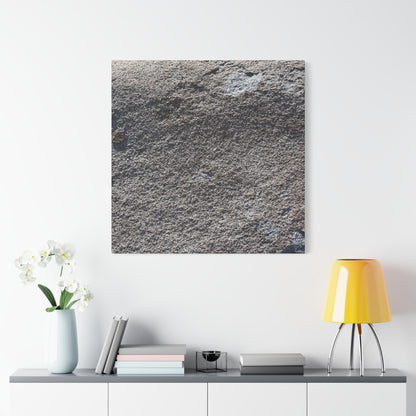 Textured Ground Surface - Unique Frameless Canvas Wall Art