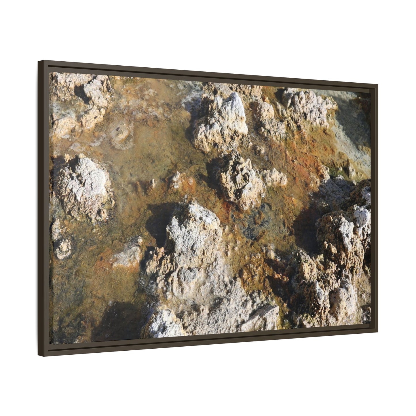 Stone Sea of Silence - Unique Stretched Canvas Wall Art