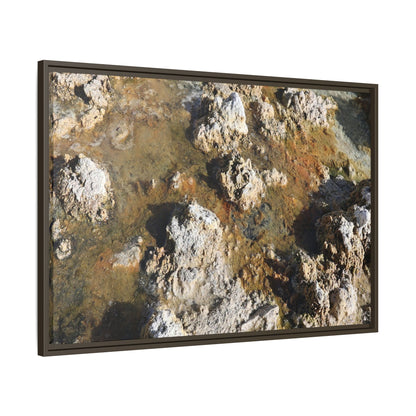 Stone Sea of Silence - Unique Stretched Canvas Wall Art