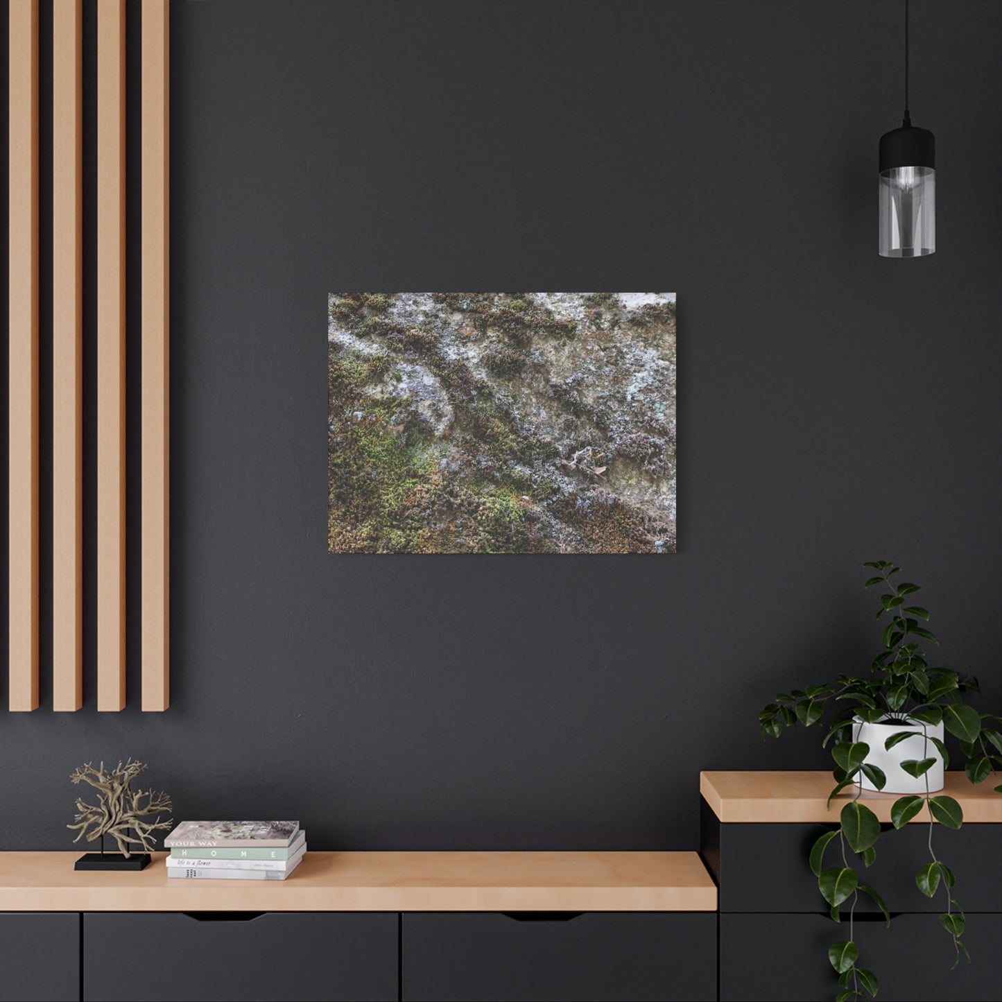 Moss Tapestry - Unique Frameless Canvas Wall Art - Art By Earth
