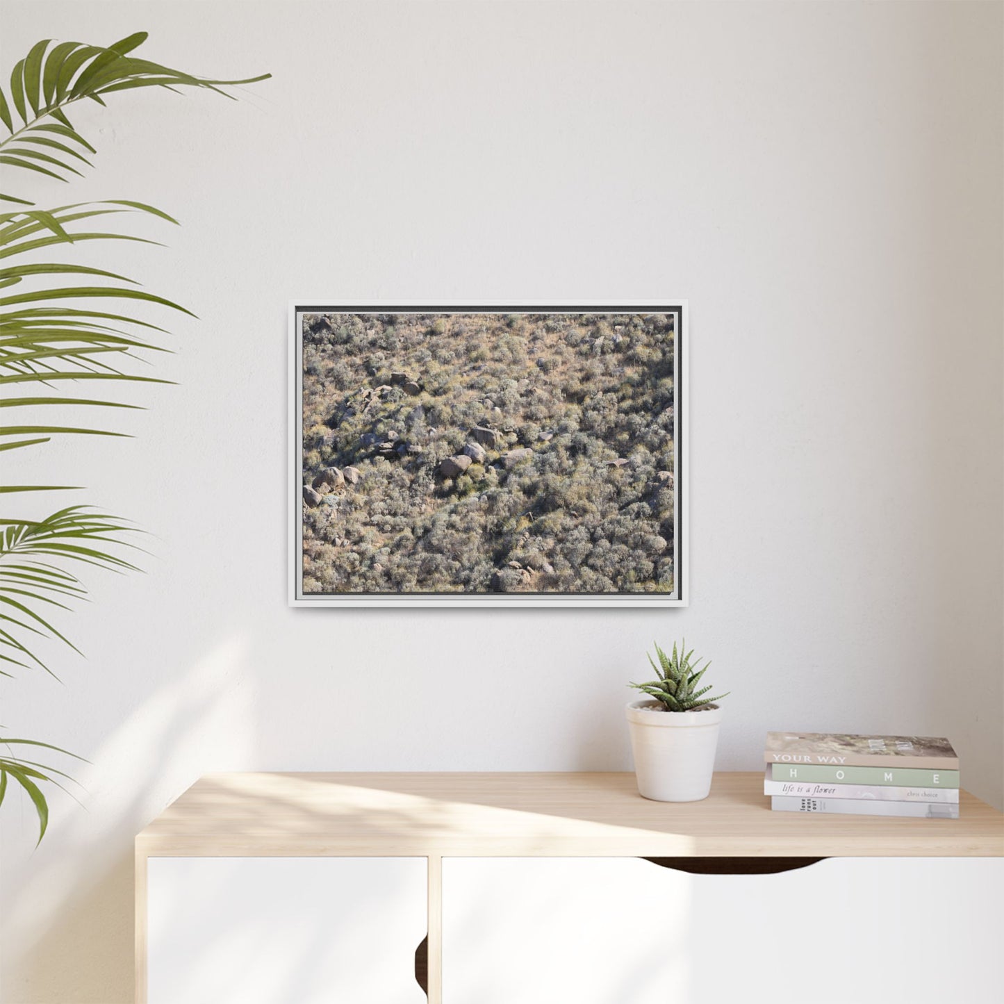 Arid Terrain Study - Unique Stretched Canvas Wall Art - Art By Earth