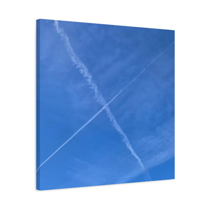 Crossing Paths - Unique Frameless Canvas Wall Art - Art By Earth