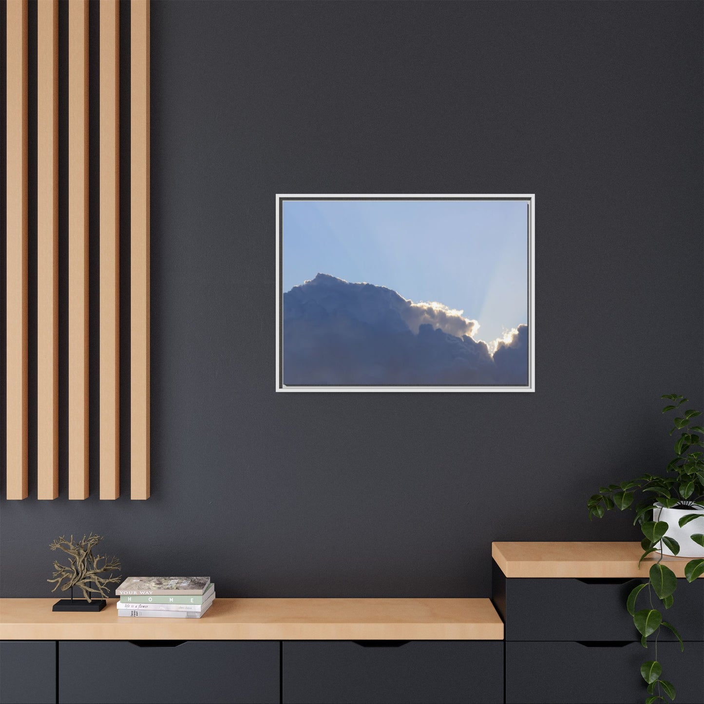 Cloud Divide - Unique Stretched Canvas Wall Art - Art By Earth