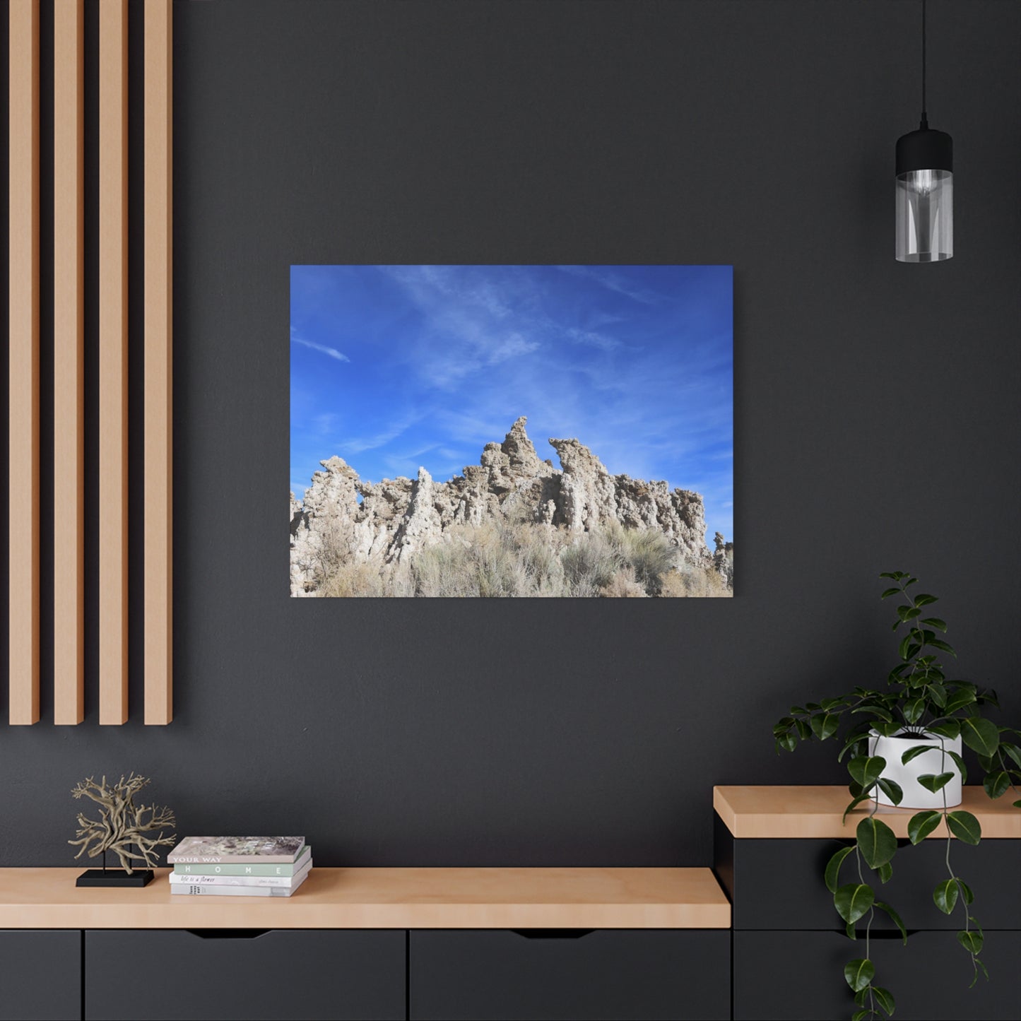 Sentinel Spires - Unique Frameless Canvas Wall Art