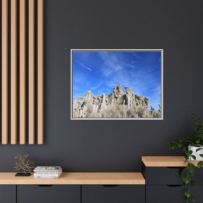 Frozen Sentinels - Unique Stretched Canvas Wall Art