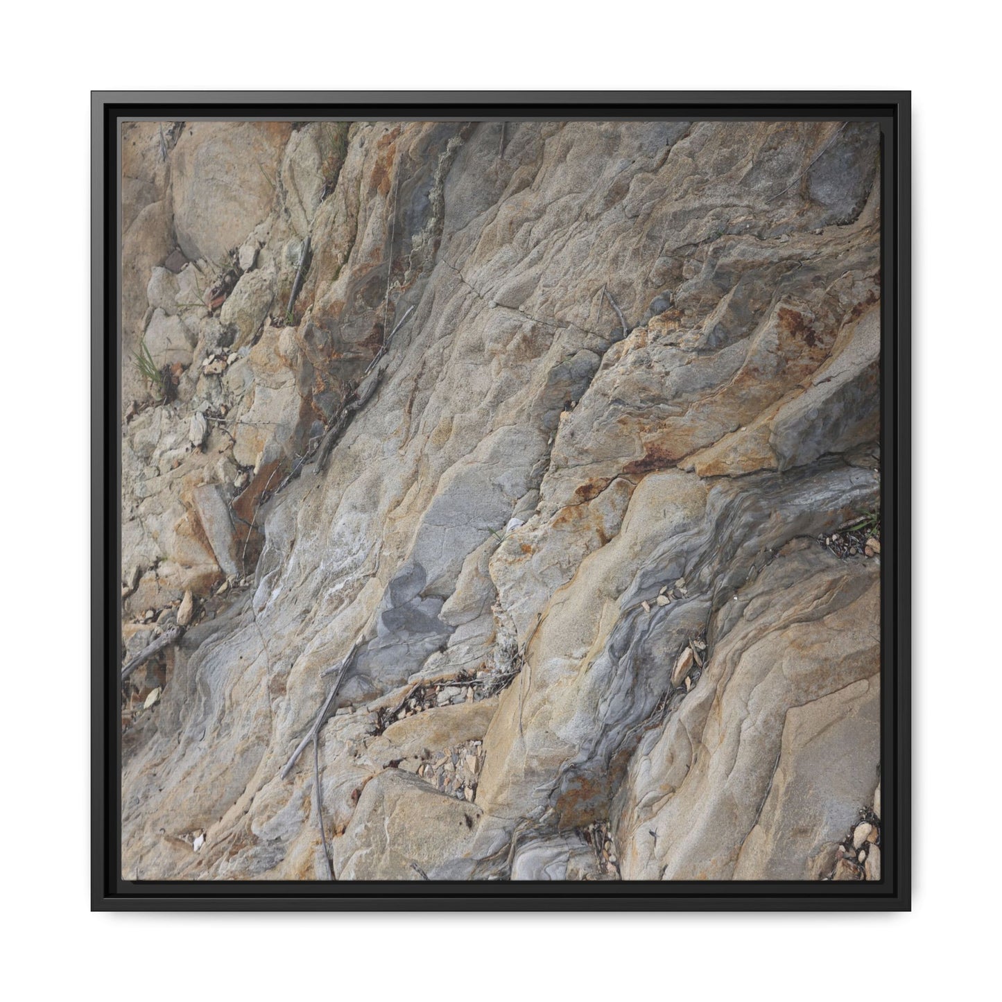 Layers of Earth's History - Unique Stretched Canvas Wall Art - Art By Earth