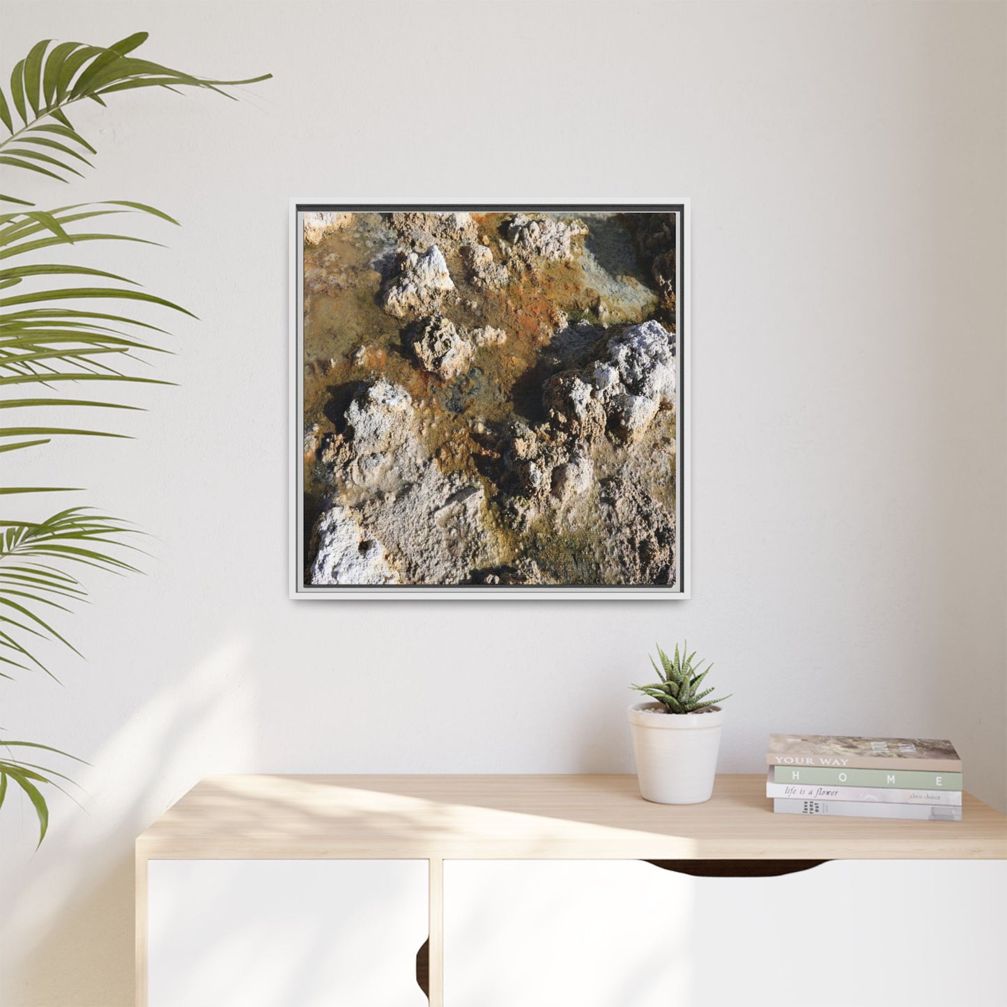 Textural Metamorphosis - Unique Stretched Canvas Wall Art