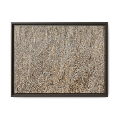 Dry Straw Symphony - Unique Stretched Canvas Wall Art - Art By Earth