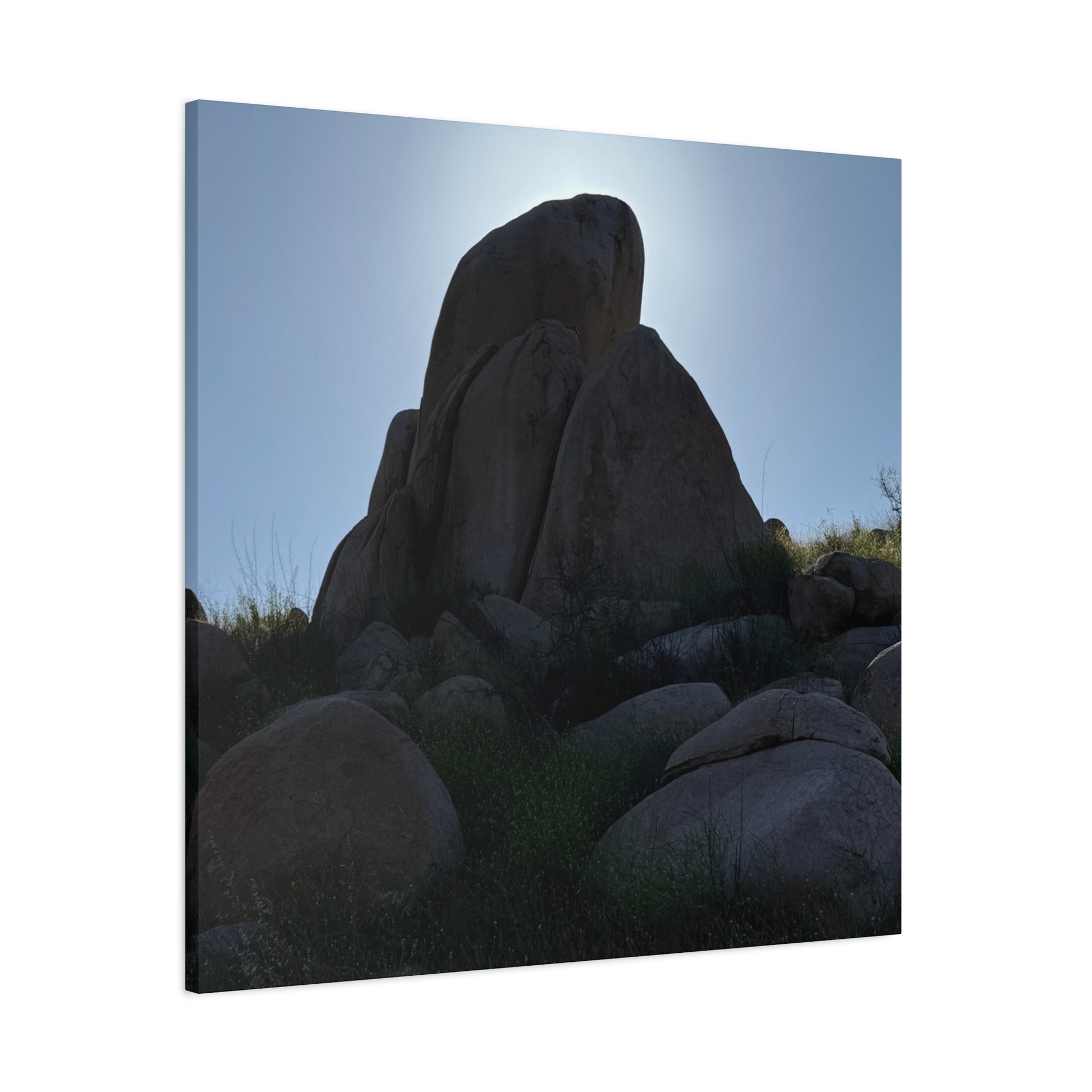 Rocks of Solitude - Unique Frameless Canvas Wall Art - Art By Earth