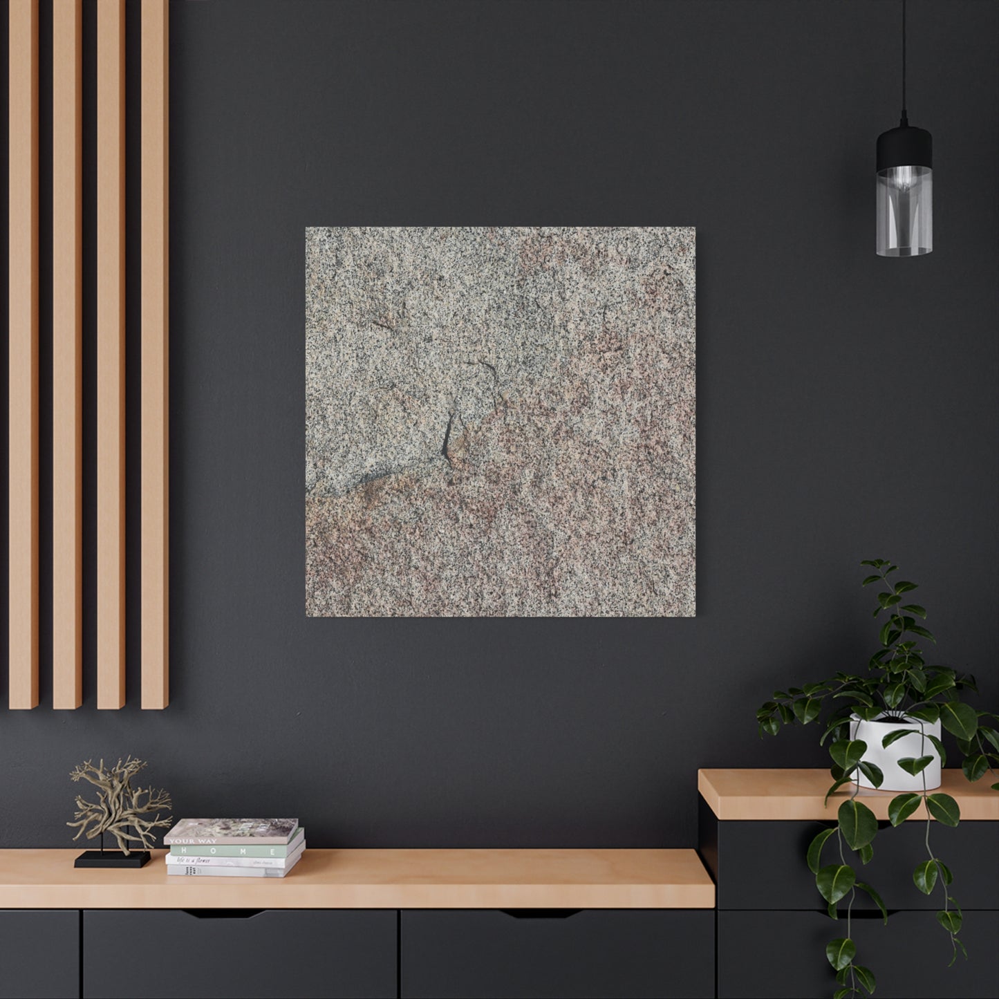 Tectonic Murmur - Unique Frameless Canvas Wall Art - Art By Earth