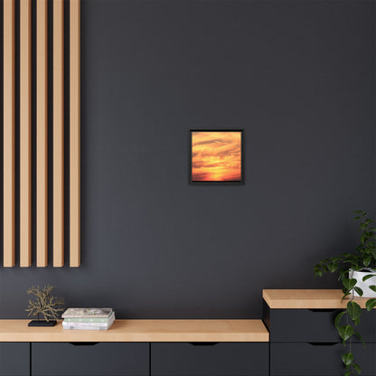 Burning Skies - Unique Stretched Canvas Wall Art - Art By Earth