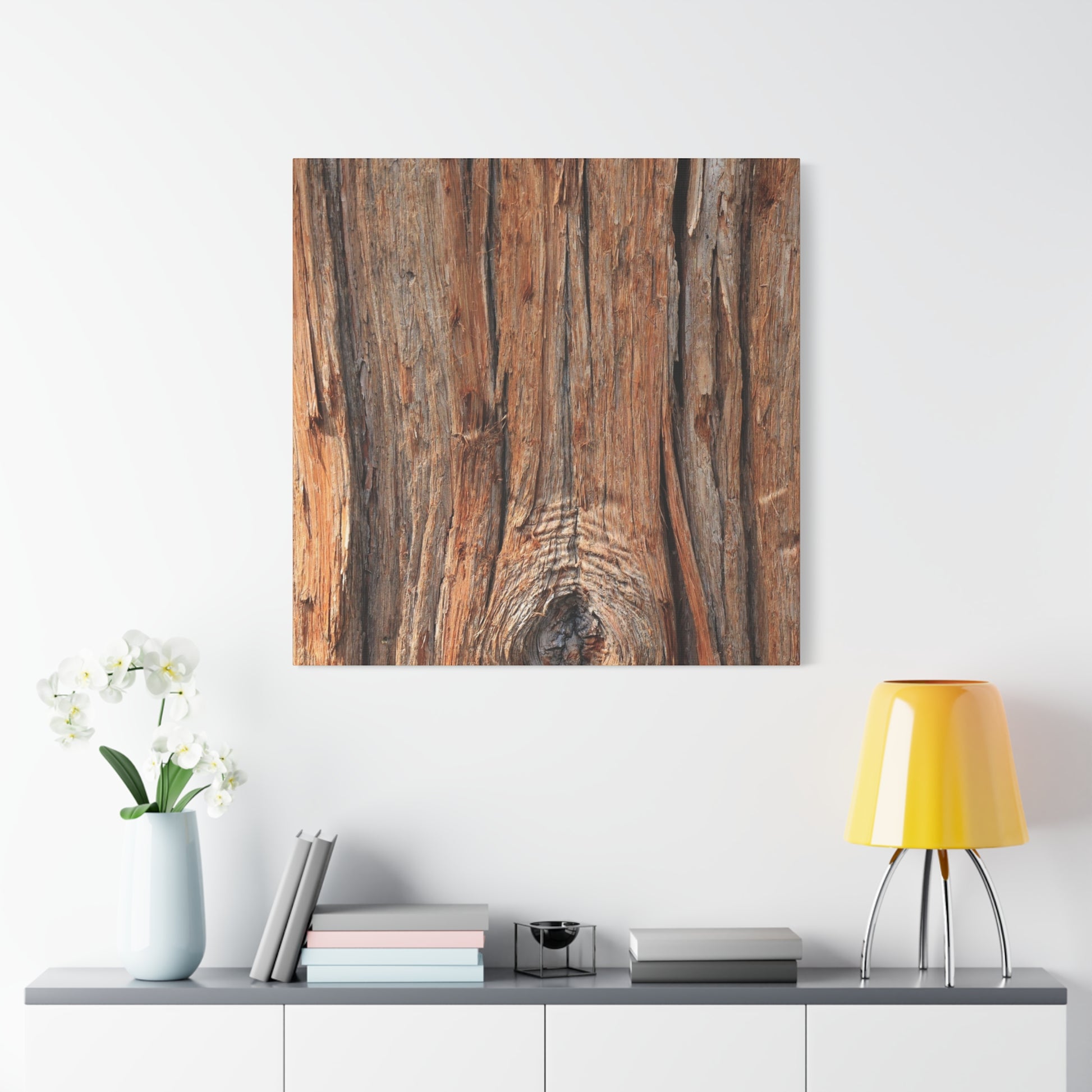 Bark's Ancient Whispers - Unique Frameless Canvas Wall Art - Art By Earth