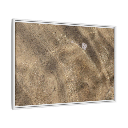 Underwater Sand Exploration - Unique Stretched Canvas Wall Art - Art By Earth