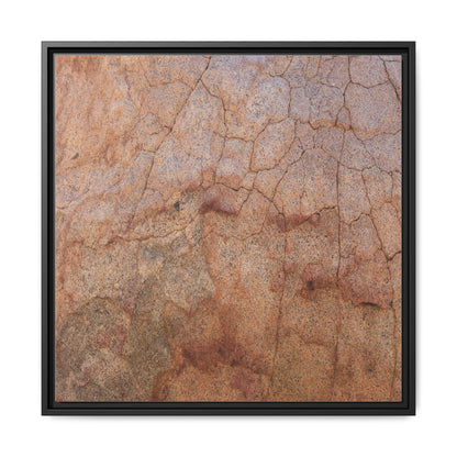 Russet Fissures - Unique Stretched Canvas Wall Art - Art By Earth