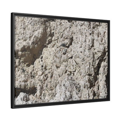 Weathered Stone Whispers - Unique Stretched Canvas Wall Art