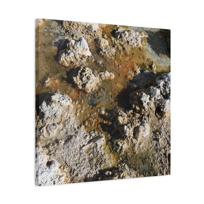 Mineral Landscape - Unique Frameless Canvas Wall Art