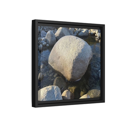 Rocky Riverbed - Unique Stretched Canvas Wall Art - Art By Earth