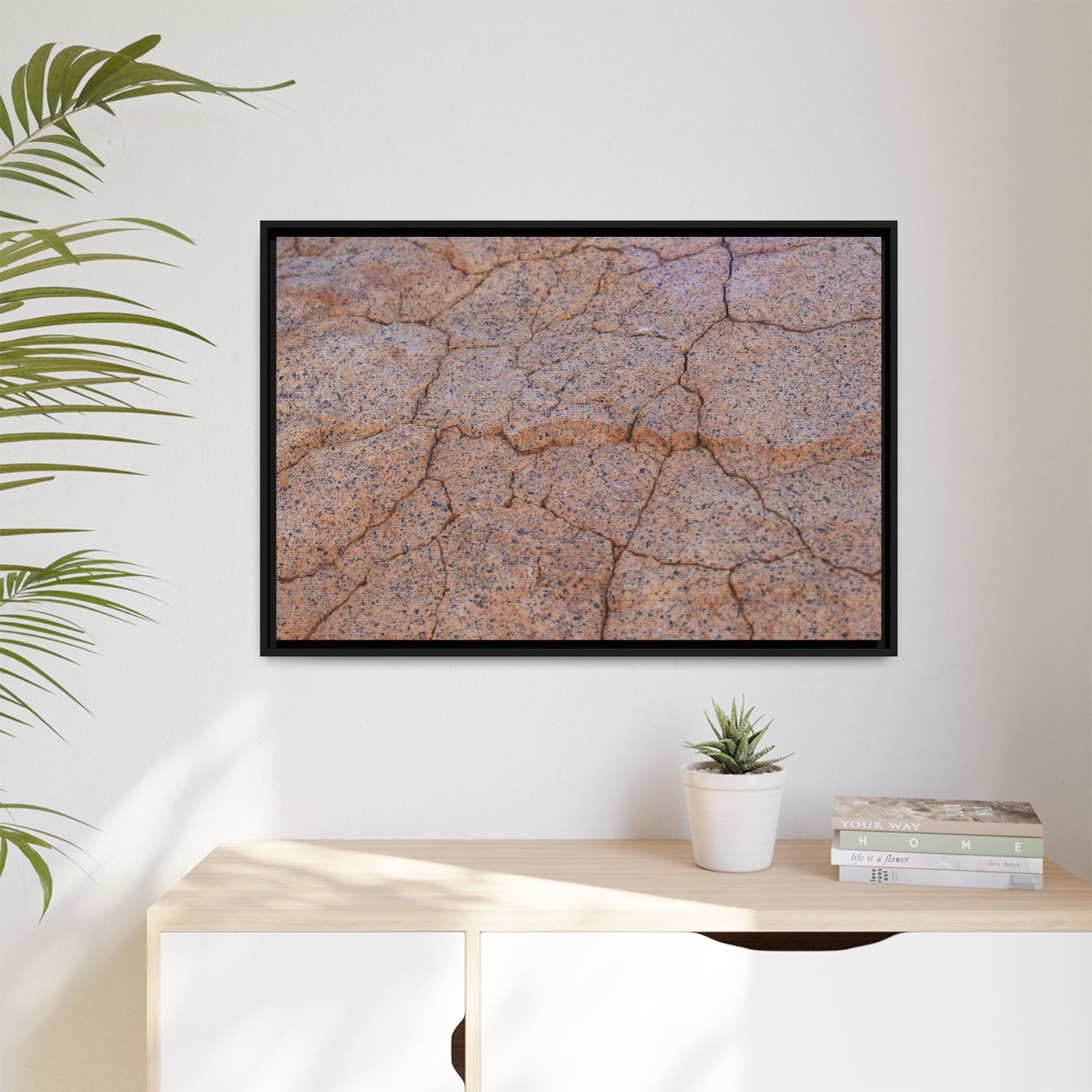 Fragmented Earth - Unique Stretched Canvas Wall Art - Art By Earth